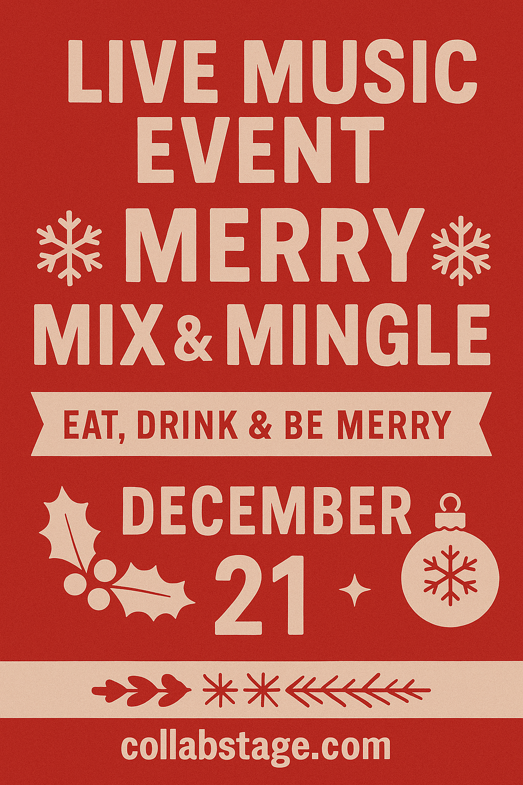 Christmas Live Music Event in Amsterdam